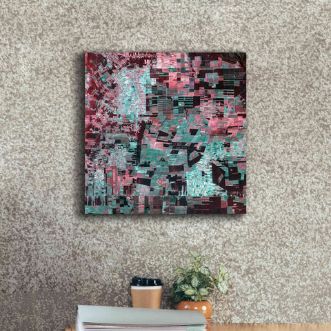 Image of 'Earth as Art: Bolivia Deforestation' Canvas Wall Art,18 x 18