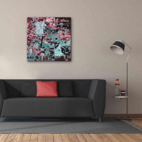 Image of 'Earth as Art: Bolivia Deforestation' Canvas Wall Art,37 x 37