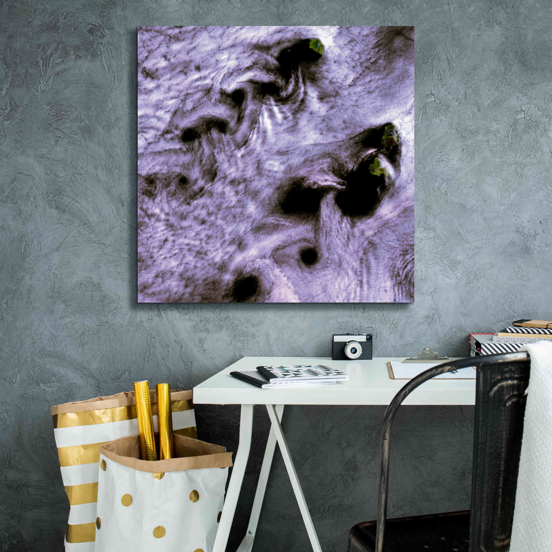 'Earth as Art: Broutona ' Canvas Wall Art,26 x 26
