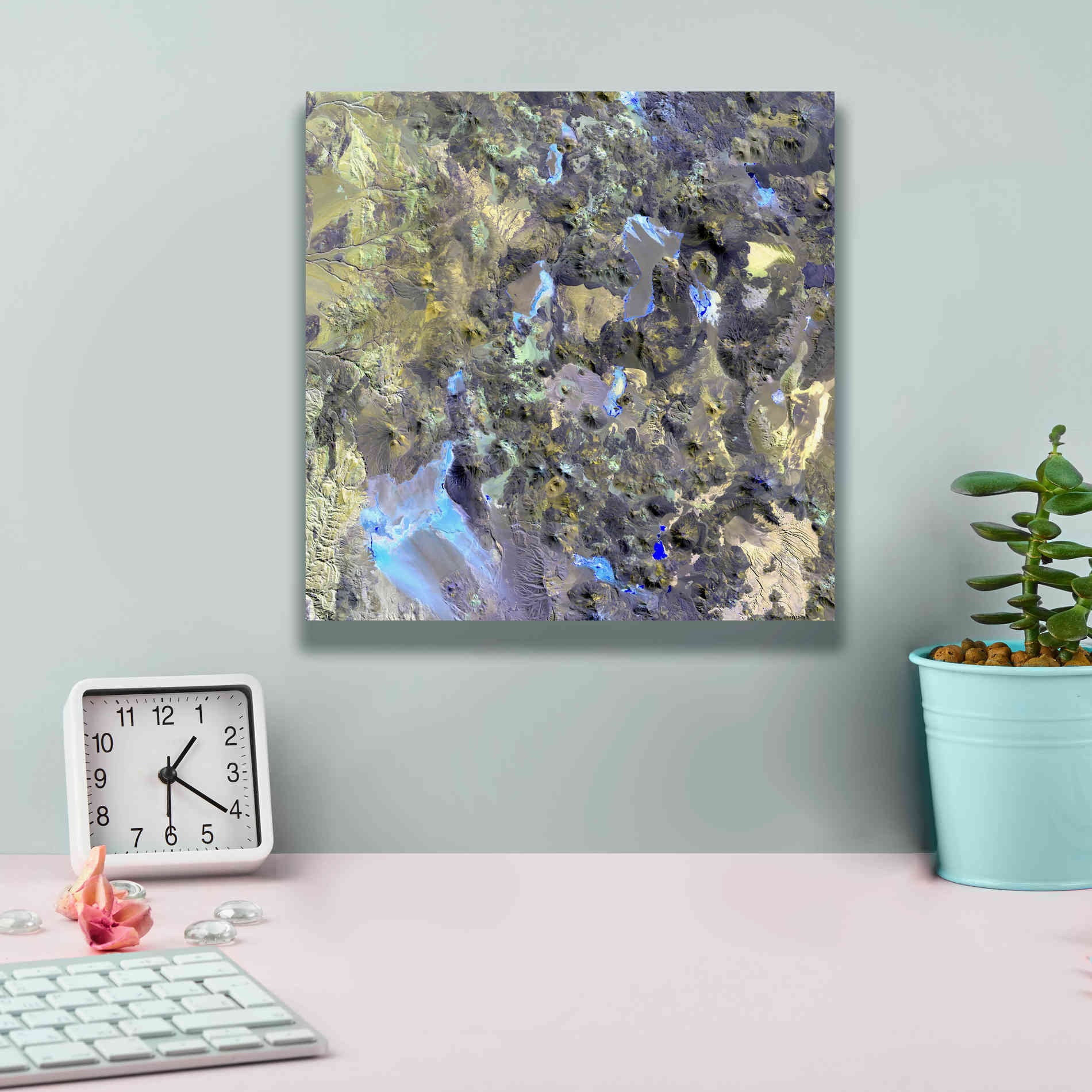 'Earth as Art: Chilean Volcanoes' Canvas Wall Art,12 x 12