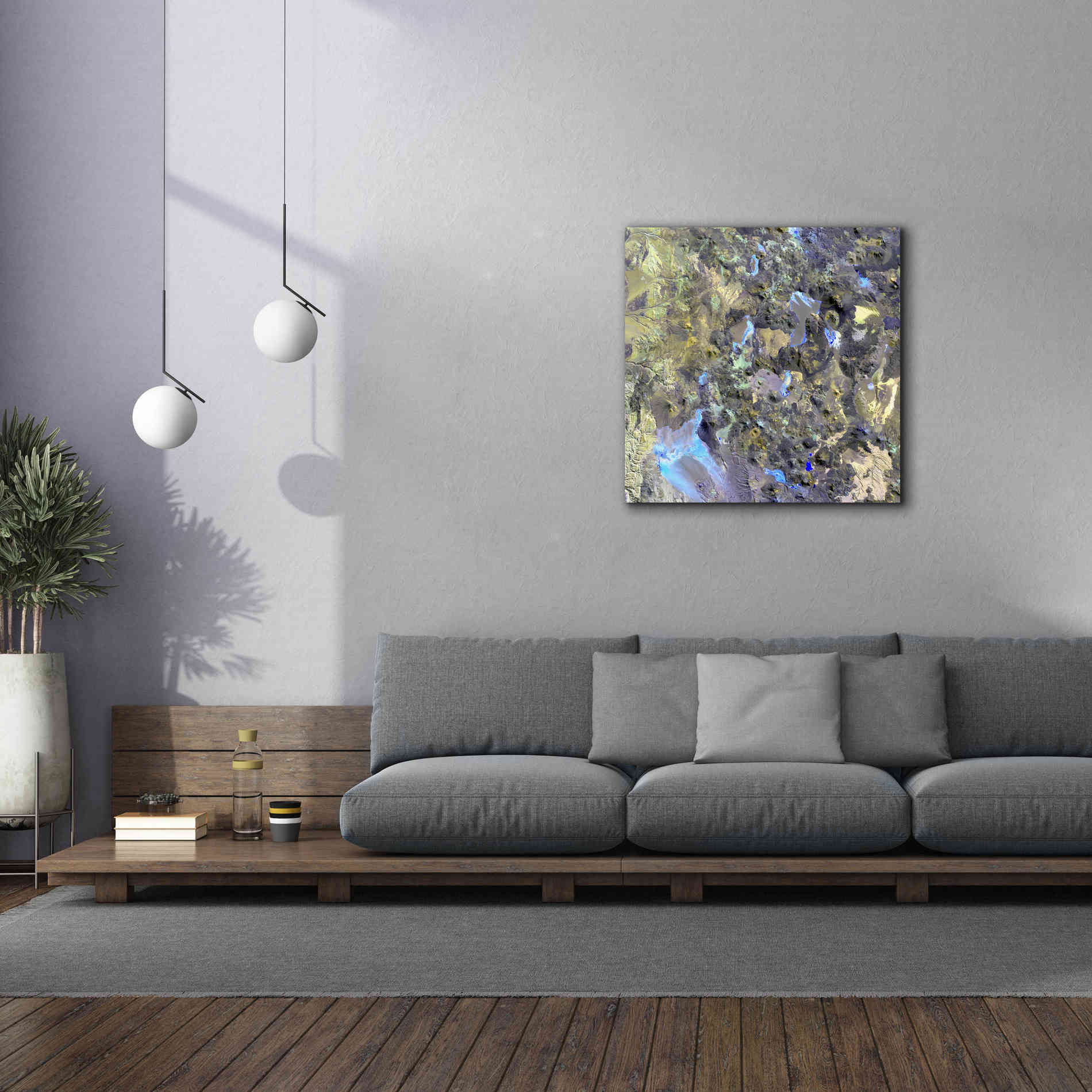 'Earth as Art: Chilean Volcanoes' Canvas Wall Art,37 x 37