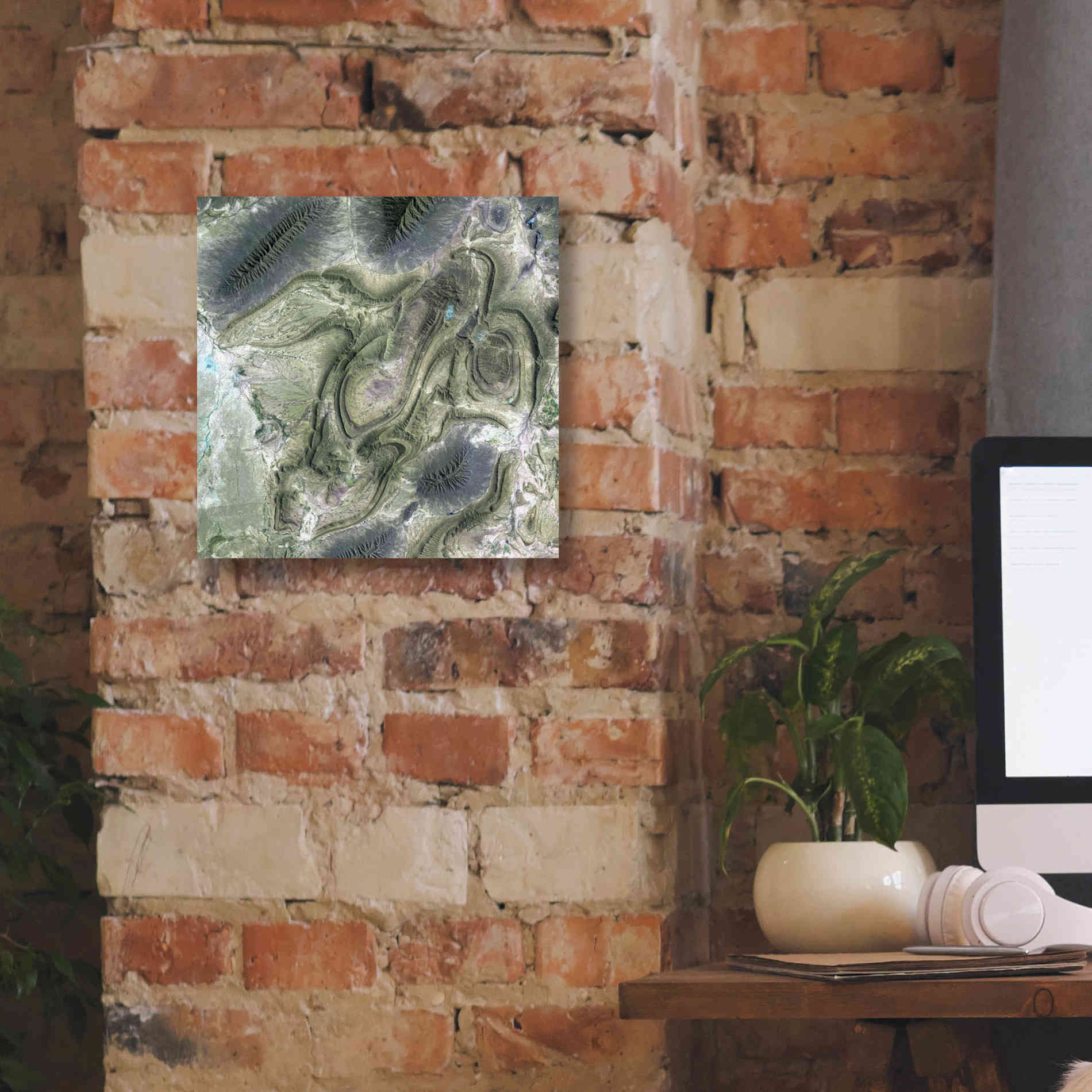 'Earth as Art: Coahuila ' Canvas Wall Art,12 x 12