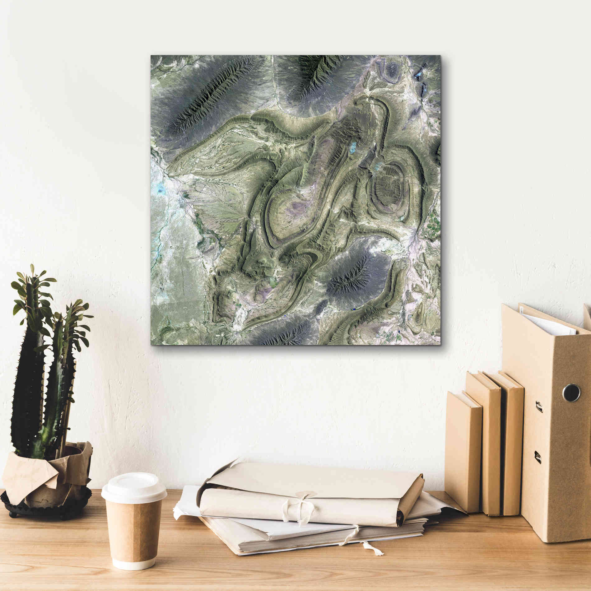 'Earth as Art: Coahuila ' Canvas Wall Art,18 x 18