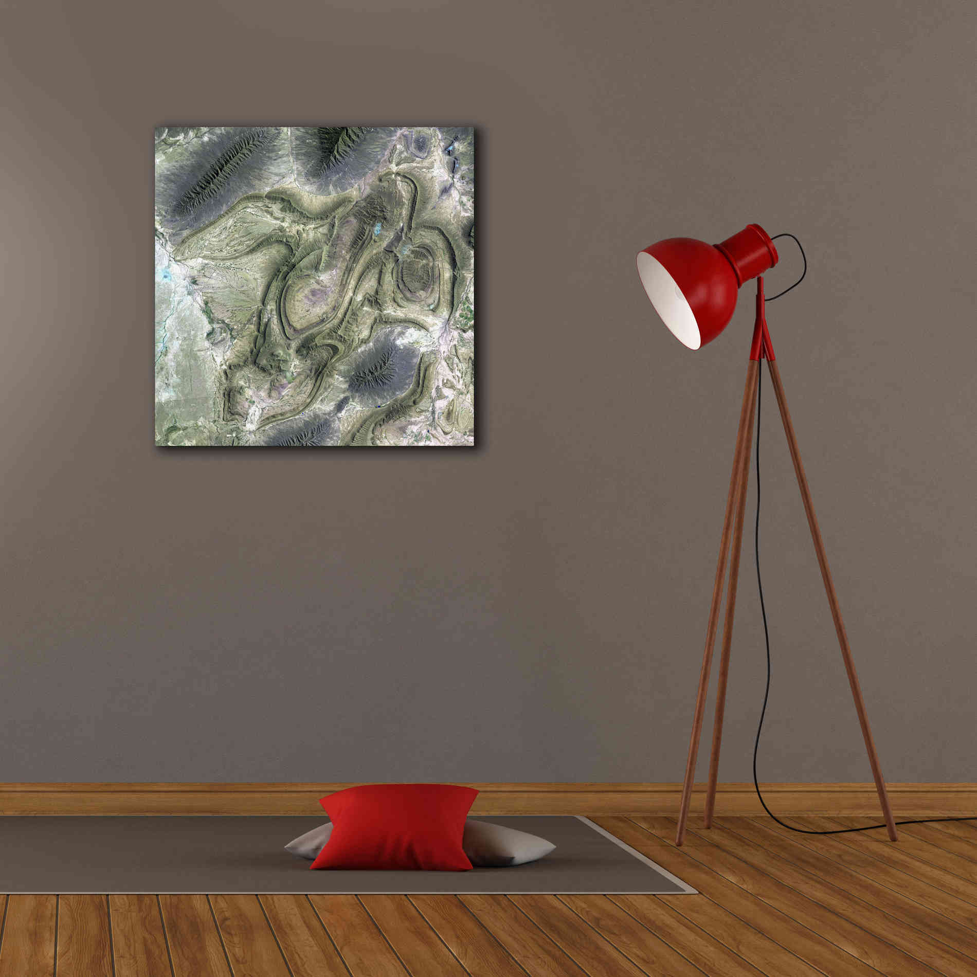 'Earth as Art: Coahuila ' Canvas Wall Art,26 x 26