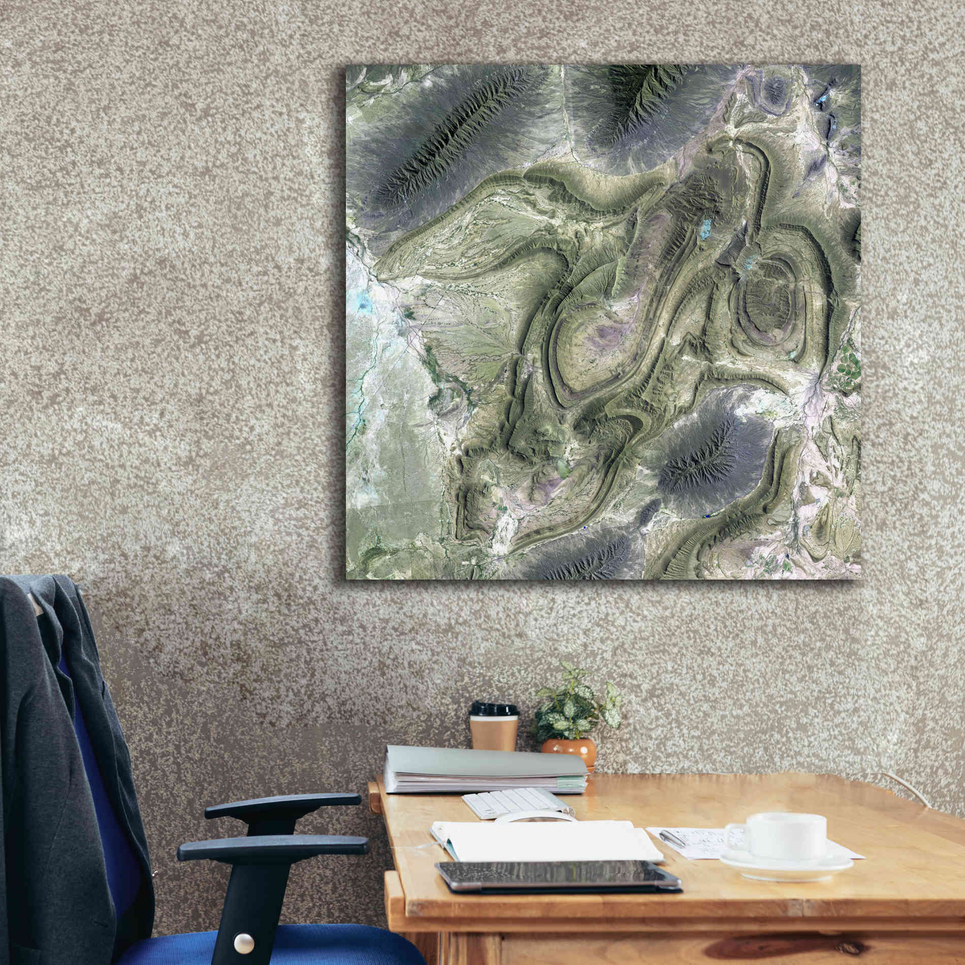'Earth as Art: Coahuila ' Canvas Wall Art,37 x 37