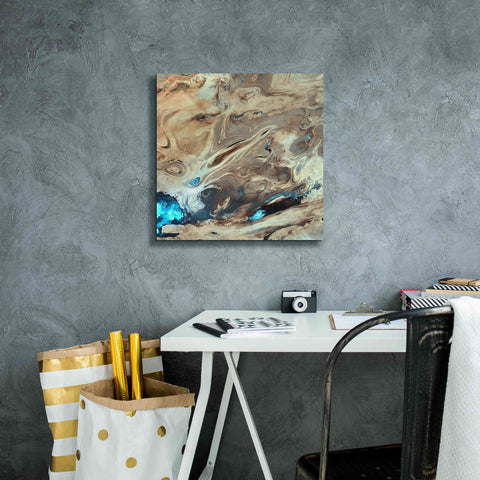 Image of 'Earth as Art: Dasht-e Kenir ' Canvas Wall Art,18 x 18