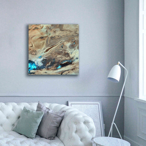 Image of 'Earth as Art: Dasht-e Kenir ' Canvas Wall Art,37 x 37