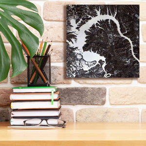 'Earth as Art: Dragon Lake' Canvas Wall Art,12 x 12