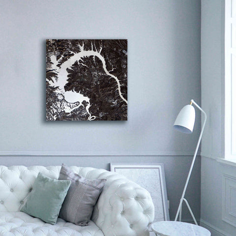 Image of 'Earth as Art: Dragon Lake' Canvas Wall Art,37 x 37