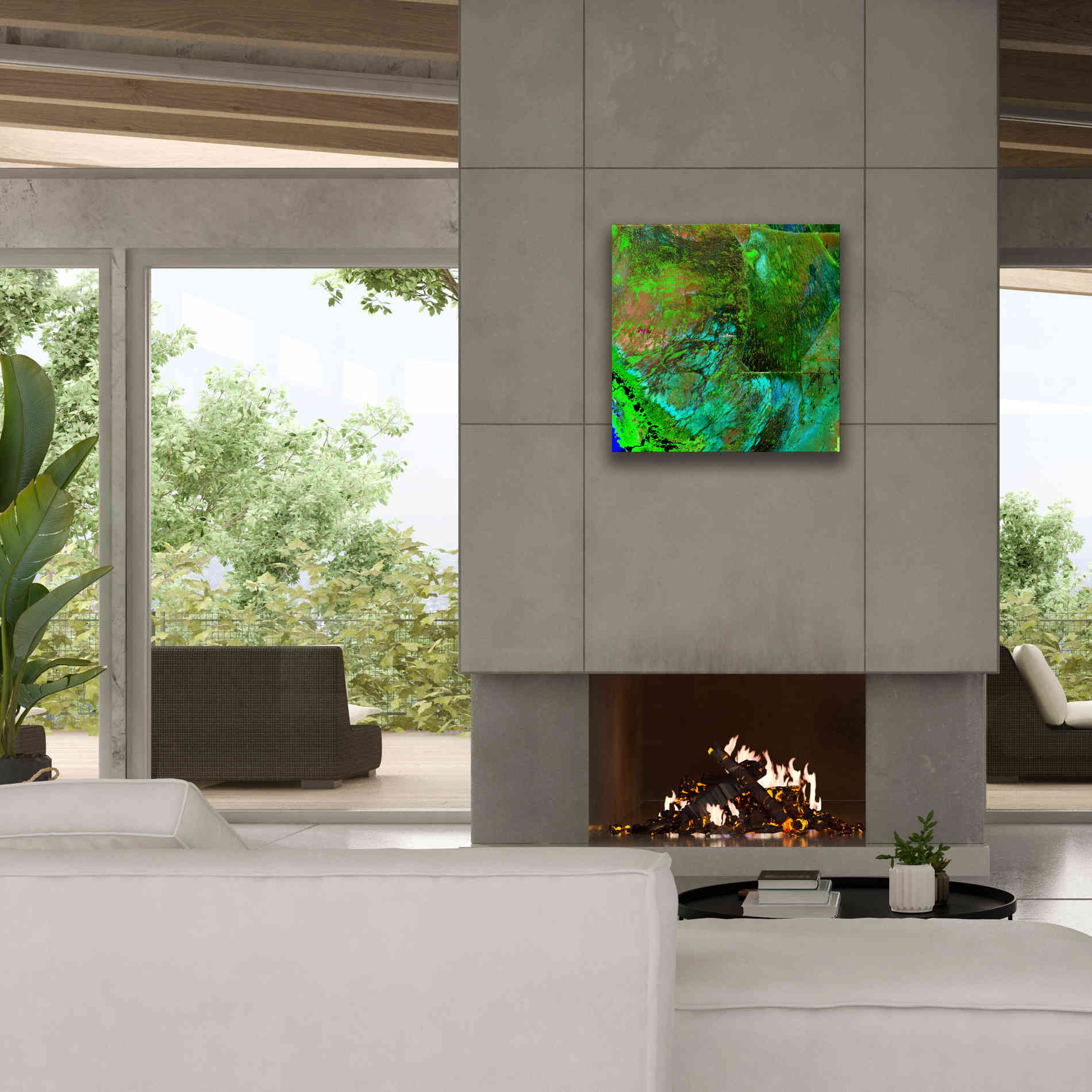 'Earth as Art: Everglades ' Canvas Wall Art,26 x 26