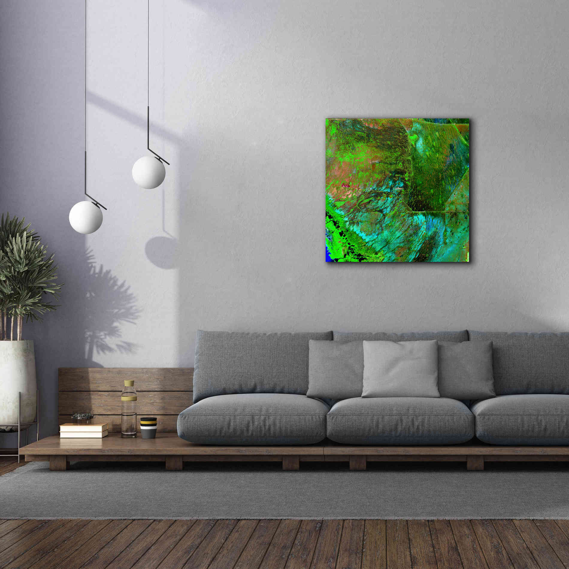 'Earth as Art: Everglades ' Canvas Wall Art,37 x 37