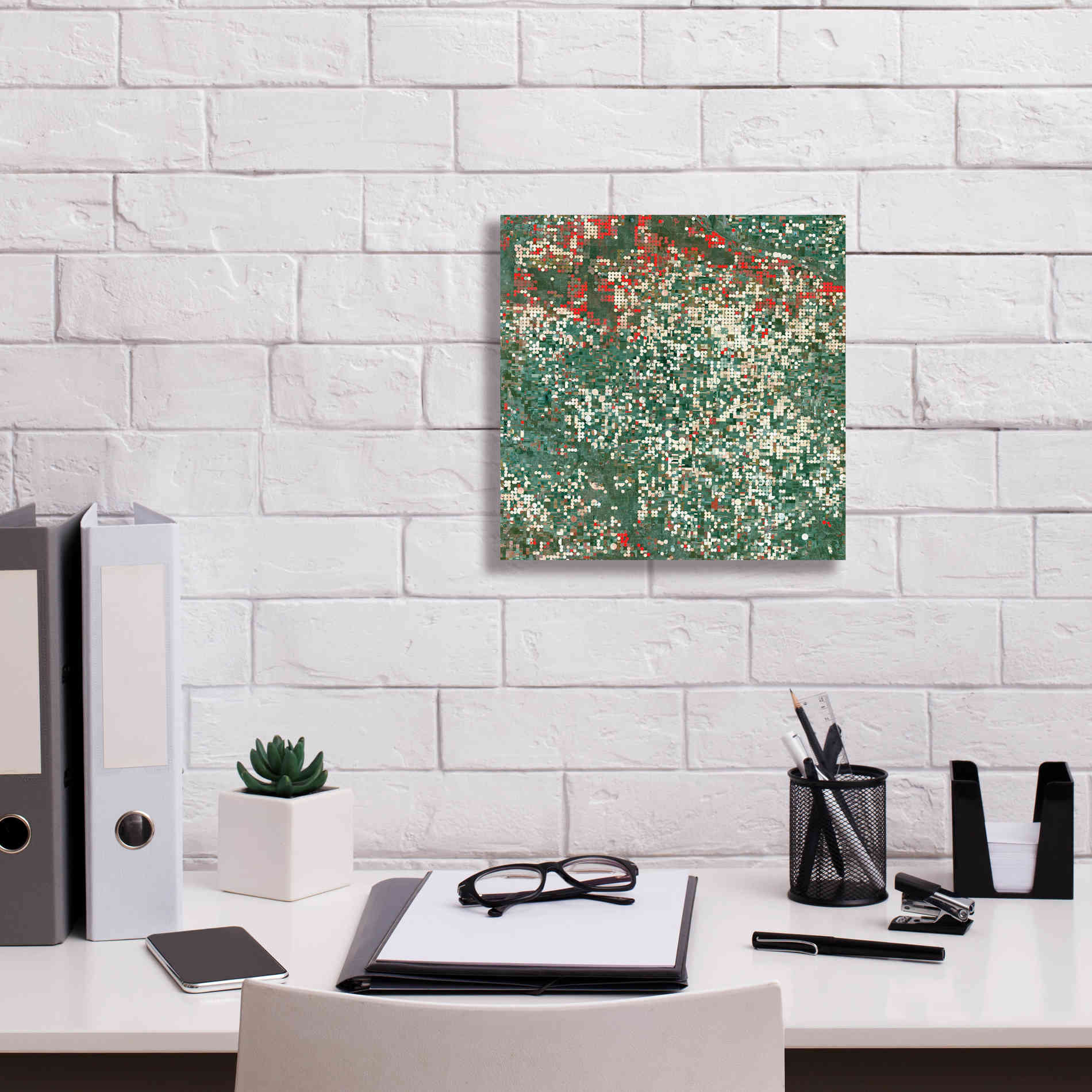 'Earth as Art: Garden City' Canvas Wall Art,12 x 12