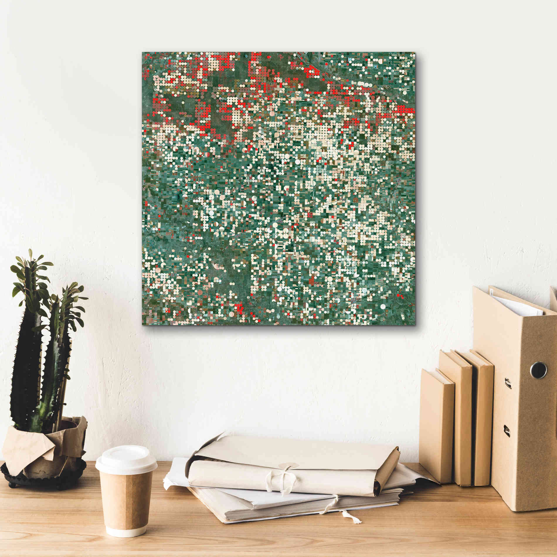 'Earth as Art: Garden City' Canvas Wall Art,18 x 18