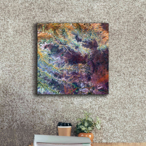 Image of 'Earth as Art: Ghadamis River' Canvas Wall Art,18 x 18