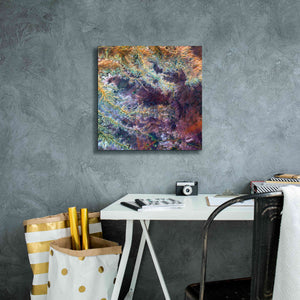 'Earth as Art: Ghadamis River' Canvas Wall Art,18 x 18