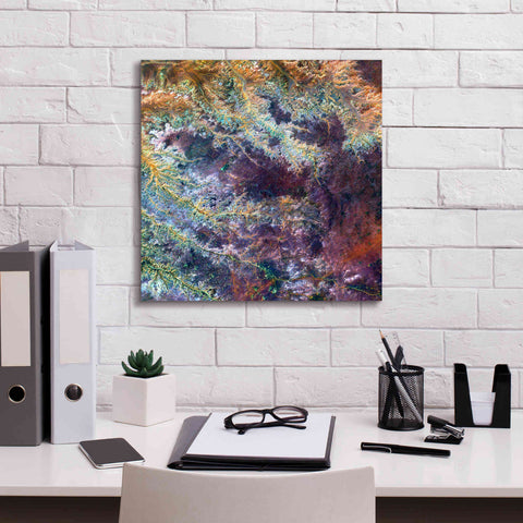 Image of 'Earth as Art: Ghadamis River' Canvas Wall Art,18 x 18
