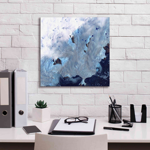 Image of 'Earth as Art: Greenland Coast' Canvas Wall Art,18 x 18