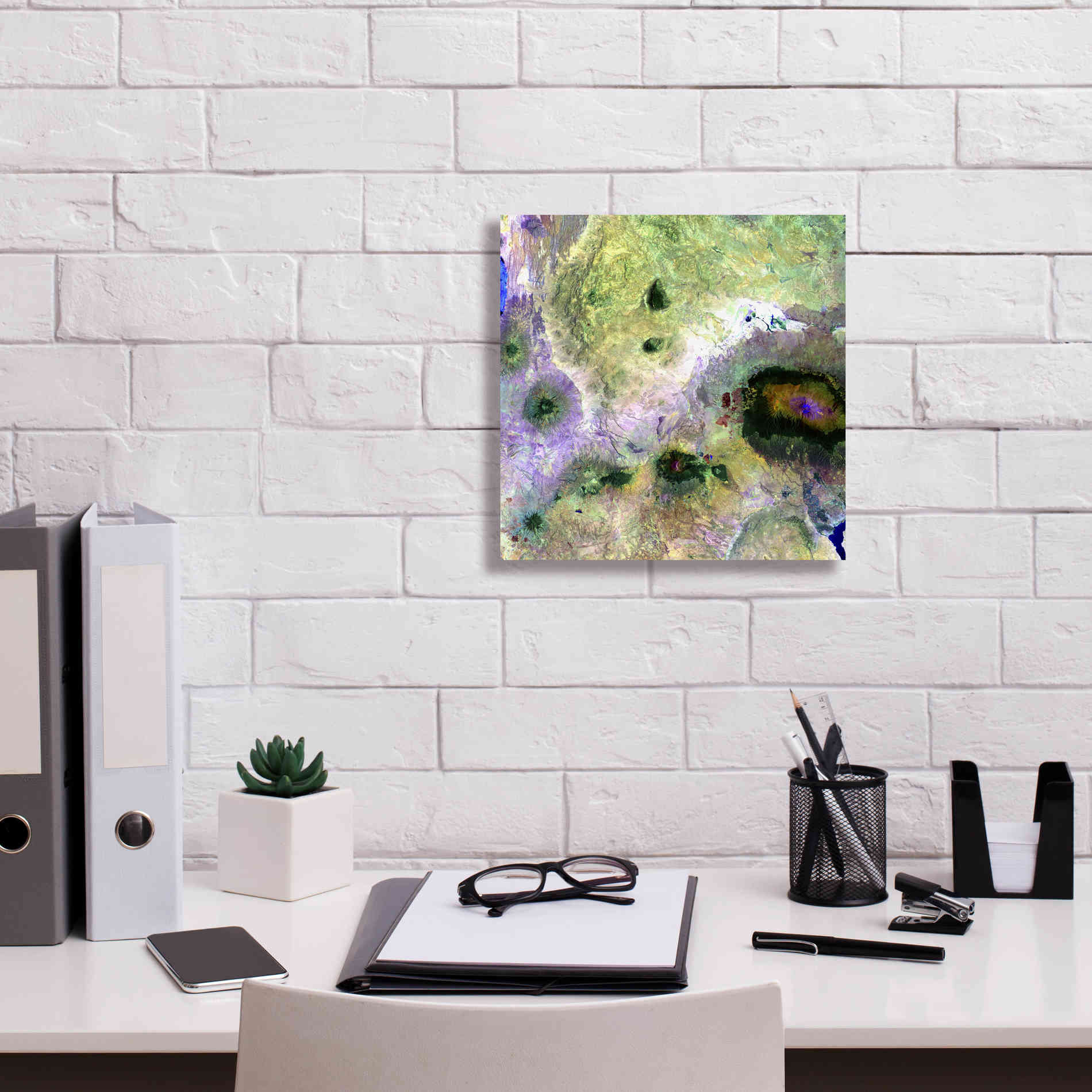 'Earth as Art: Kilimanjaro ' Canvas Wall Art,12 x 12