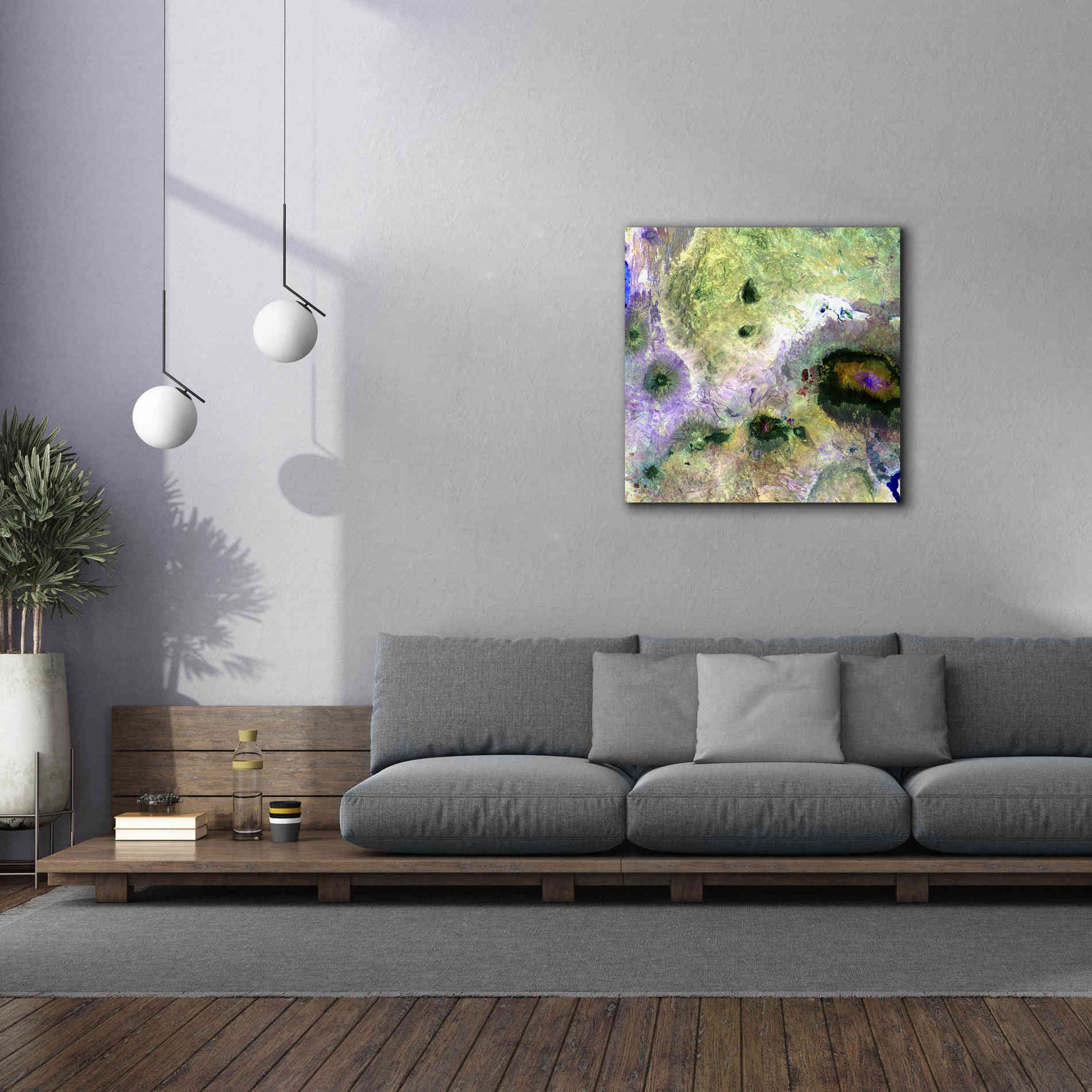 'Earth as Art: Kilimanjaro ' Canvas Wall Art,37 x 37