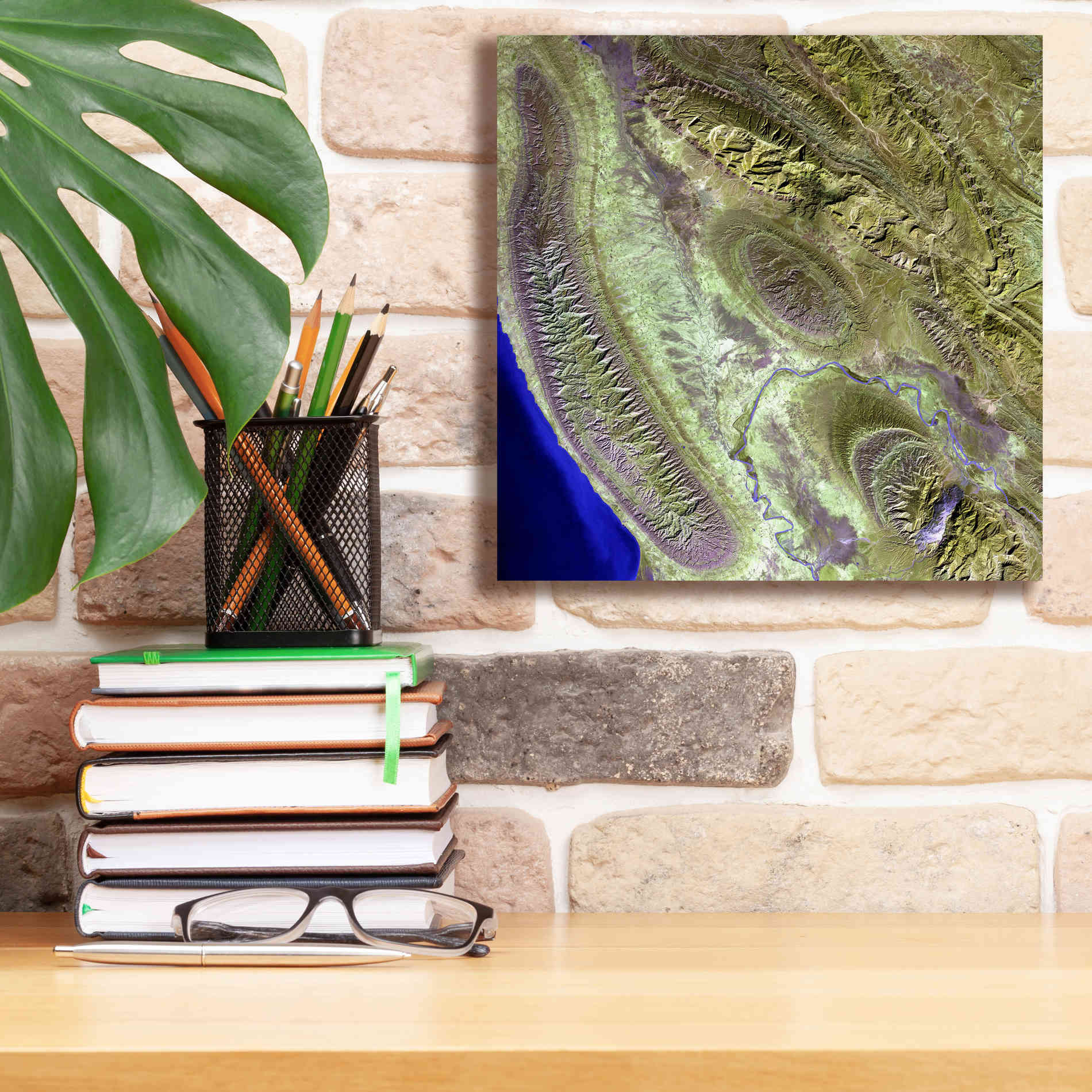 'Earth as Art: Konari ' Canvas Wall Art,12 x 12