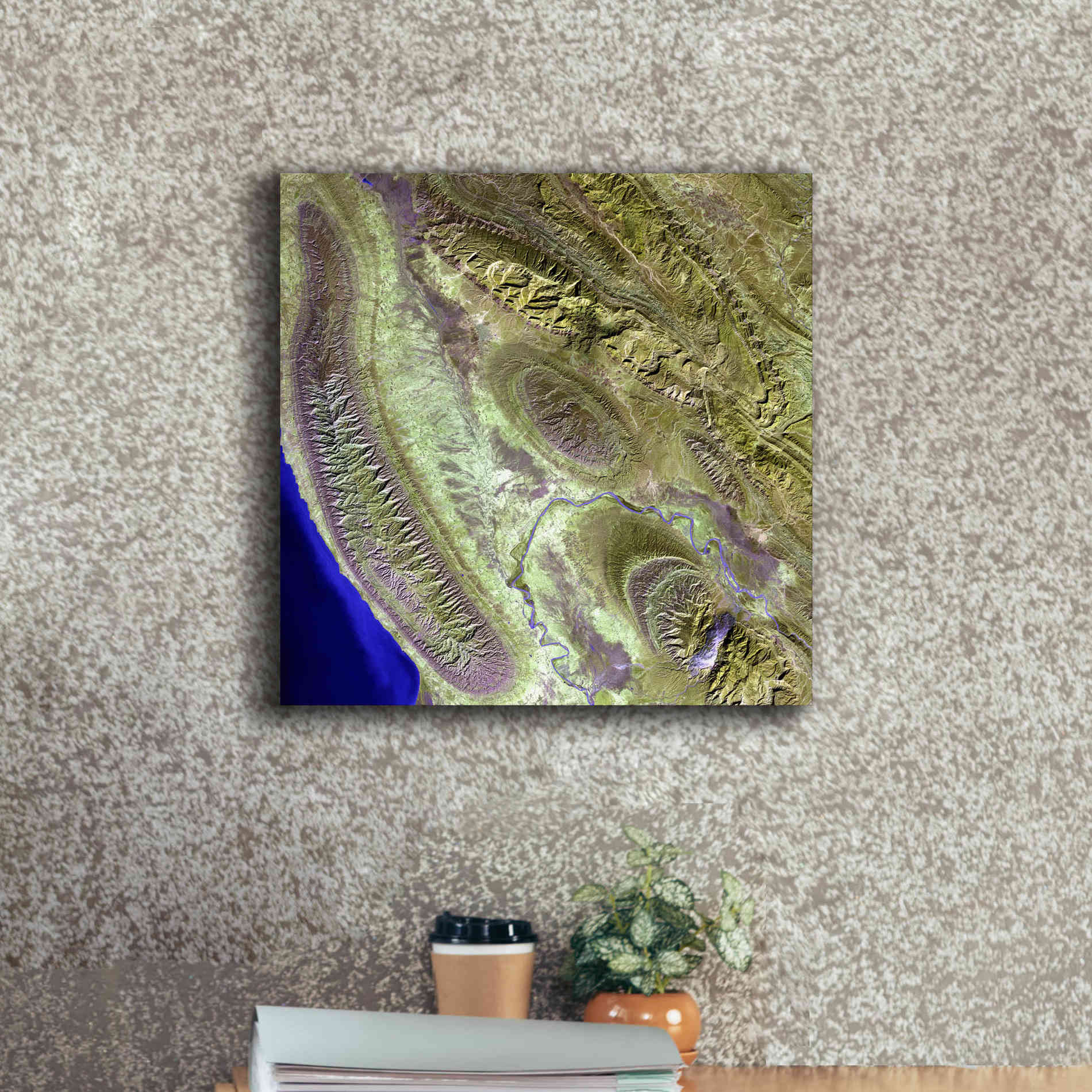 'Earth as Art: Konari ' Canvas Wall Art,18 x 18