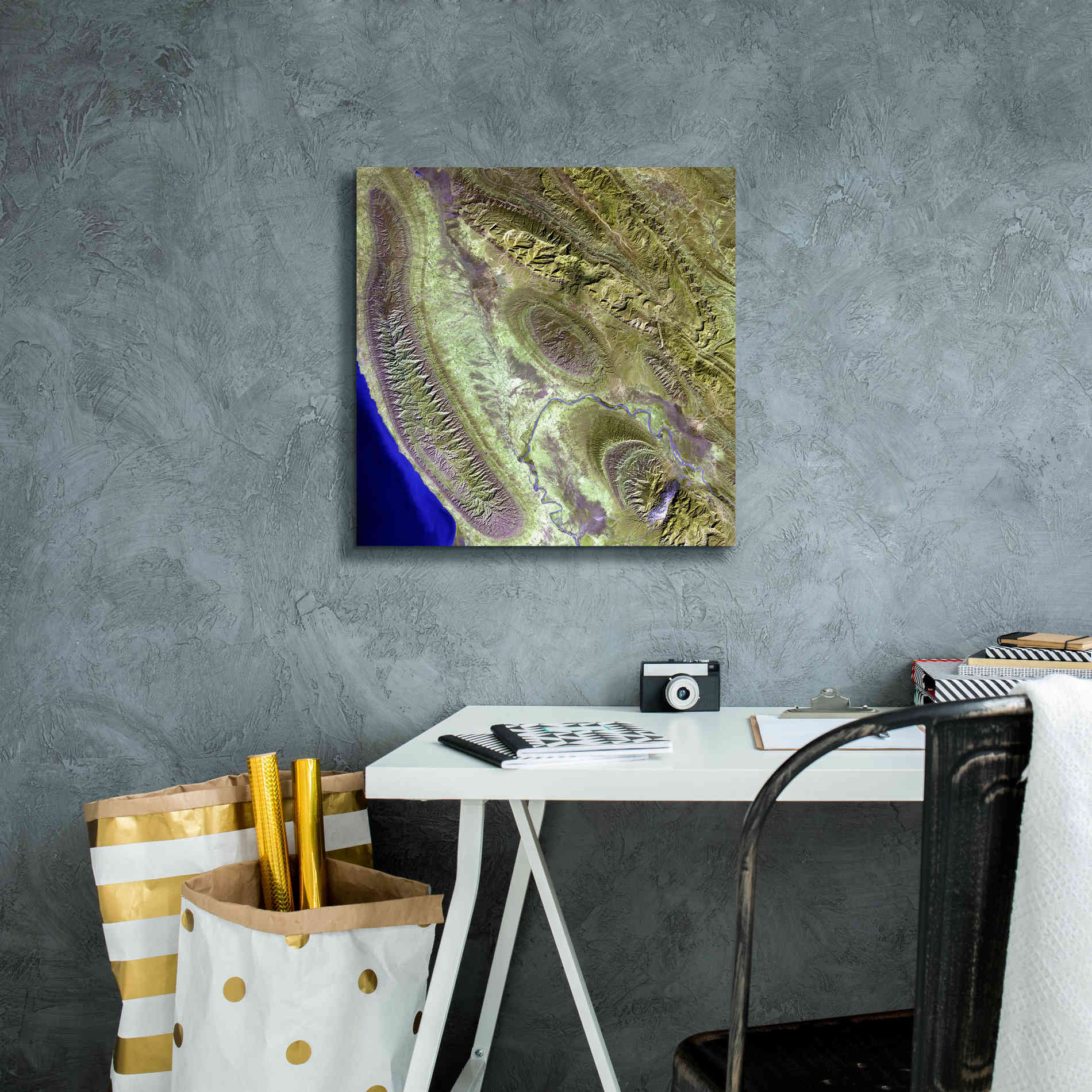 'Earth as Art: Konari ' Canvas Wall Art,18 x 18