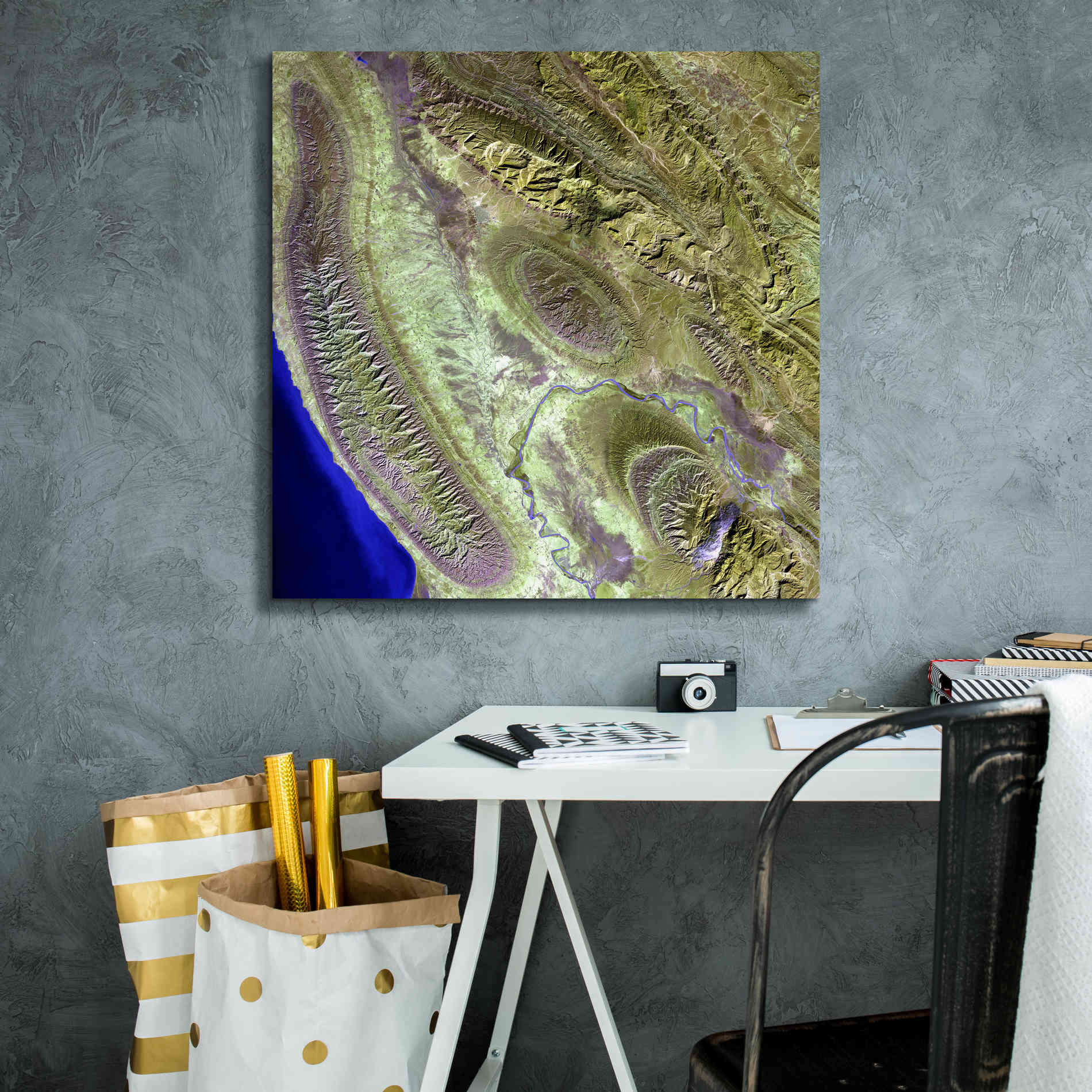 'Earth as Art: Konari ' Canvas Wall Art,26 x 26