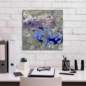 'Earth as Art: Lake Carnegie' Canvas Wall Art,18 x 18