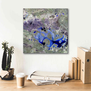 'Earth as Art: Lake Carnegie' Canvas Wall Art,18 x 18