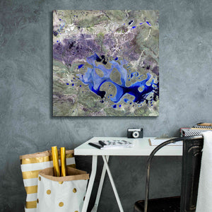 'Earth as Art: Lake Carnegie' Canvas Wall Art,26 x 26