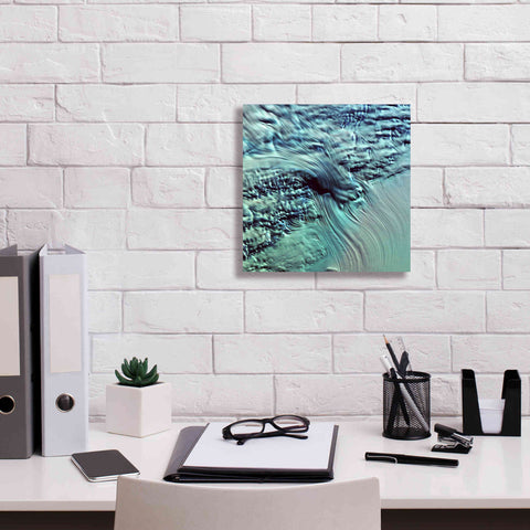 Image of 'Earth as Art: Lambert Glacier' Canvas Wall Art,12 x 12
