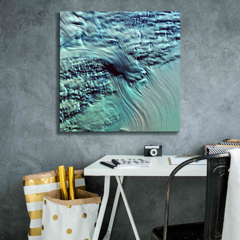 Image of 'Earth as Art: Lambert Glacier' Canvas Wall Art,26 x 26