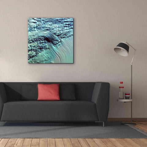 Image of 'Earth as Art: Lambert Glacier' Canvas Wall Art,37 x 37