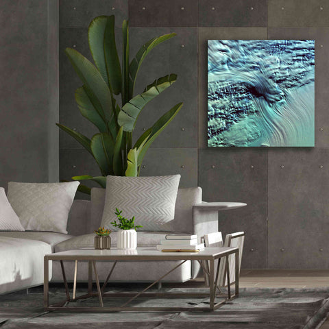 Image of 'Earth as Art: Lambert Glacier' Canvas Wall Art,37 x 37