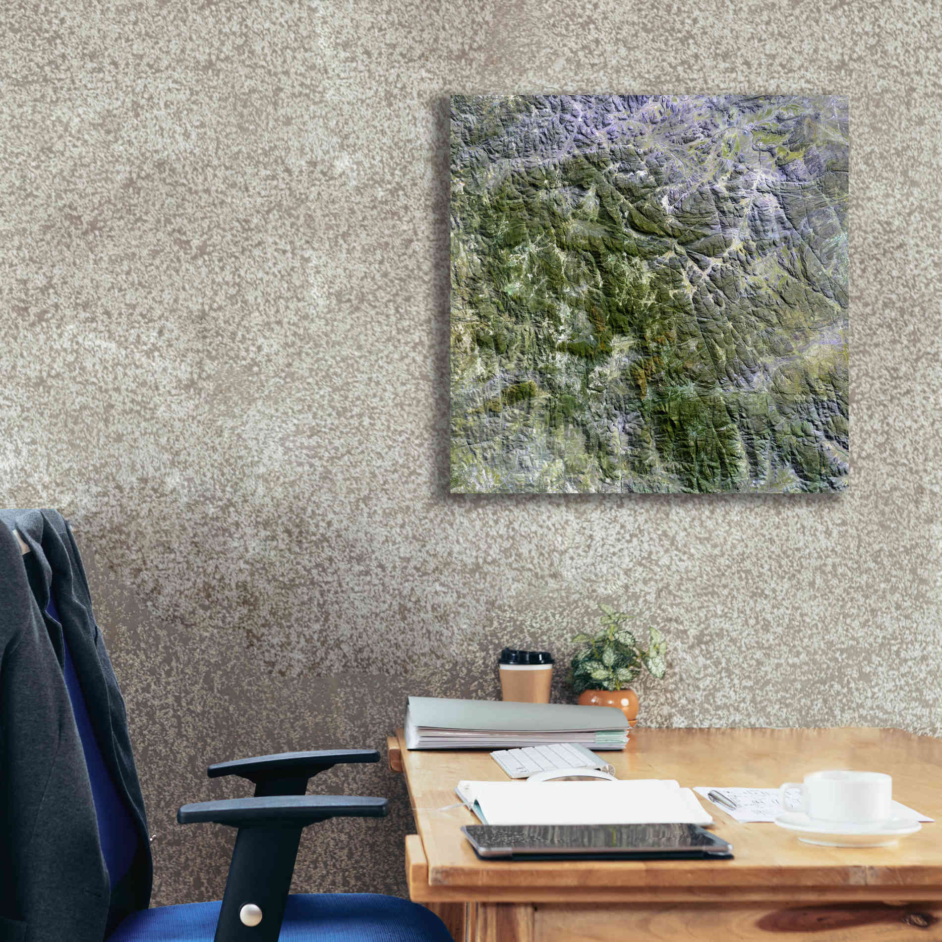 'Earth as Art: Namaqualand ' Canvas Wall Art,26 x 26