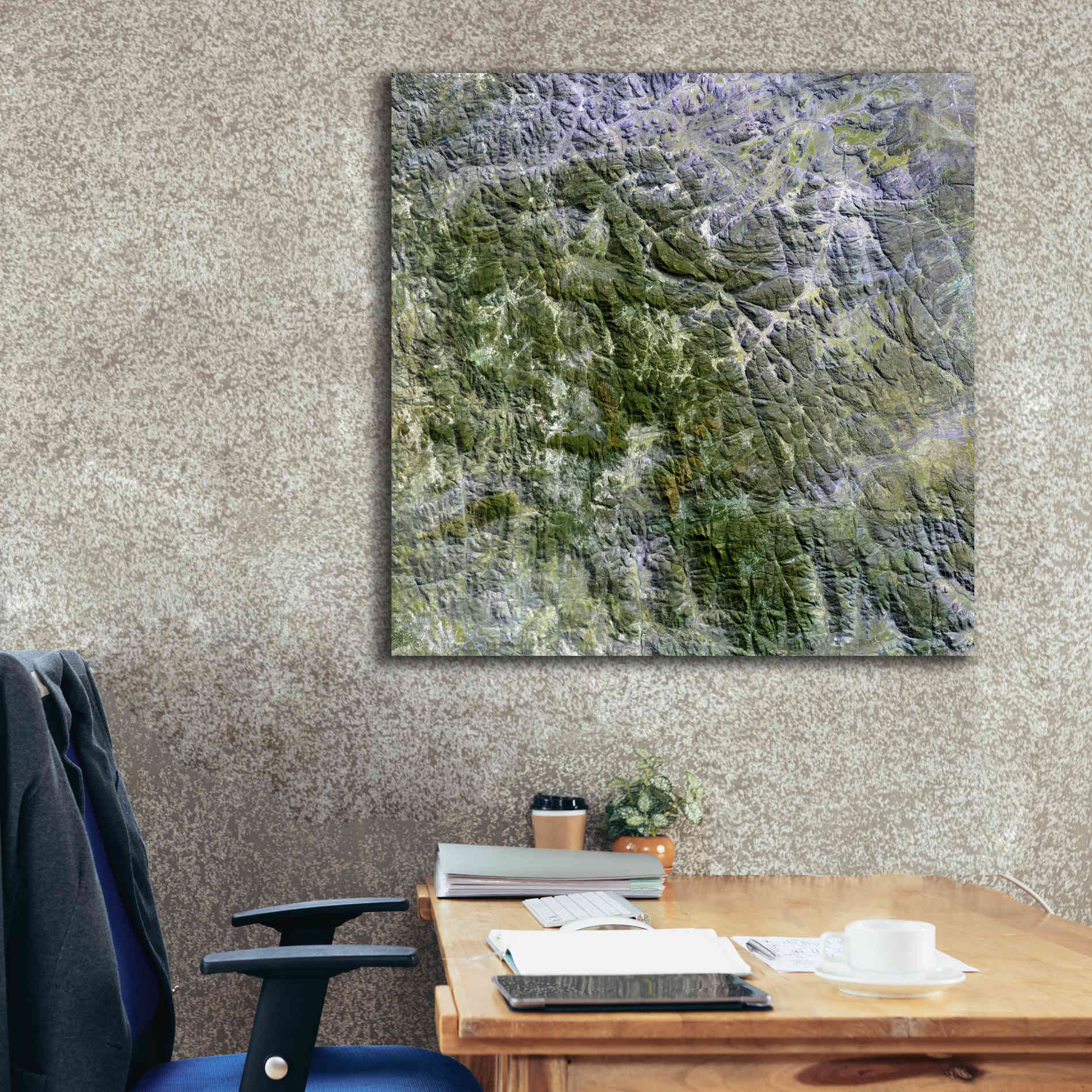 'Earth as Art: Namaqualand ' Canvas Wall Art,37 x 37