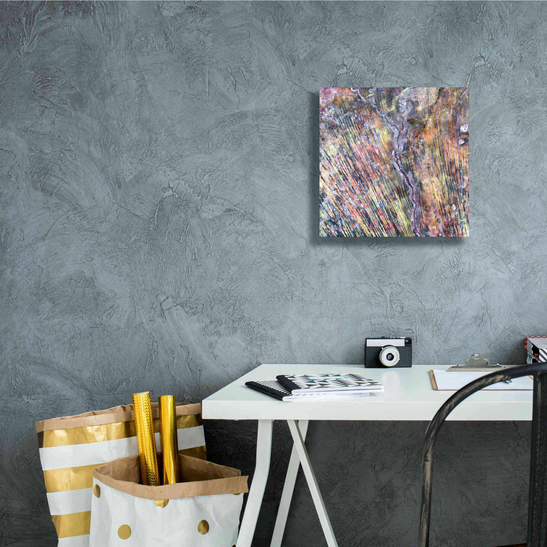 'Earth as Art: The Optimist' Canvas Wall Art,12 x 12