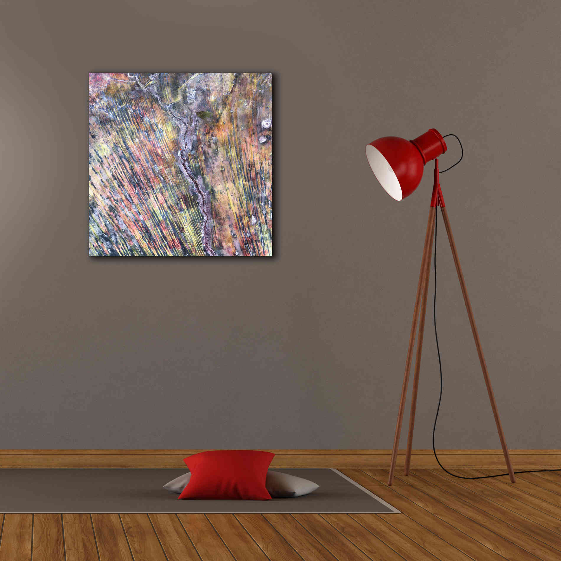 'Earth as Art: The Optimist' Canvas Wall Art,26 x 26