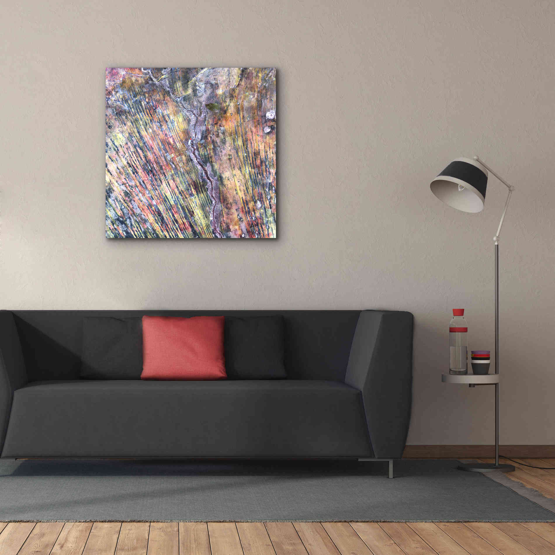 'Earth as Art: The Optimist' Canvas Wall Art,37 x 37