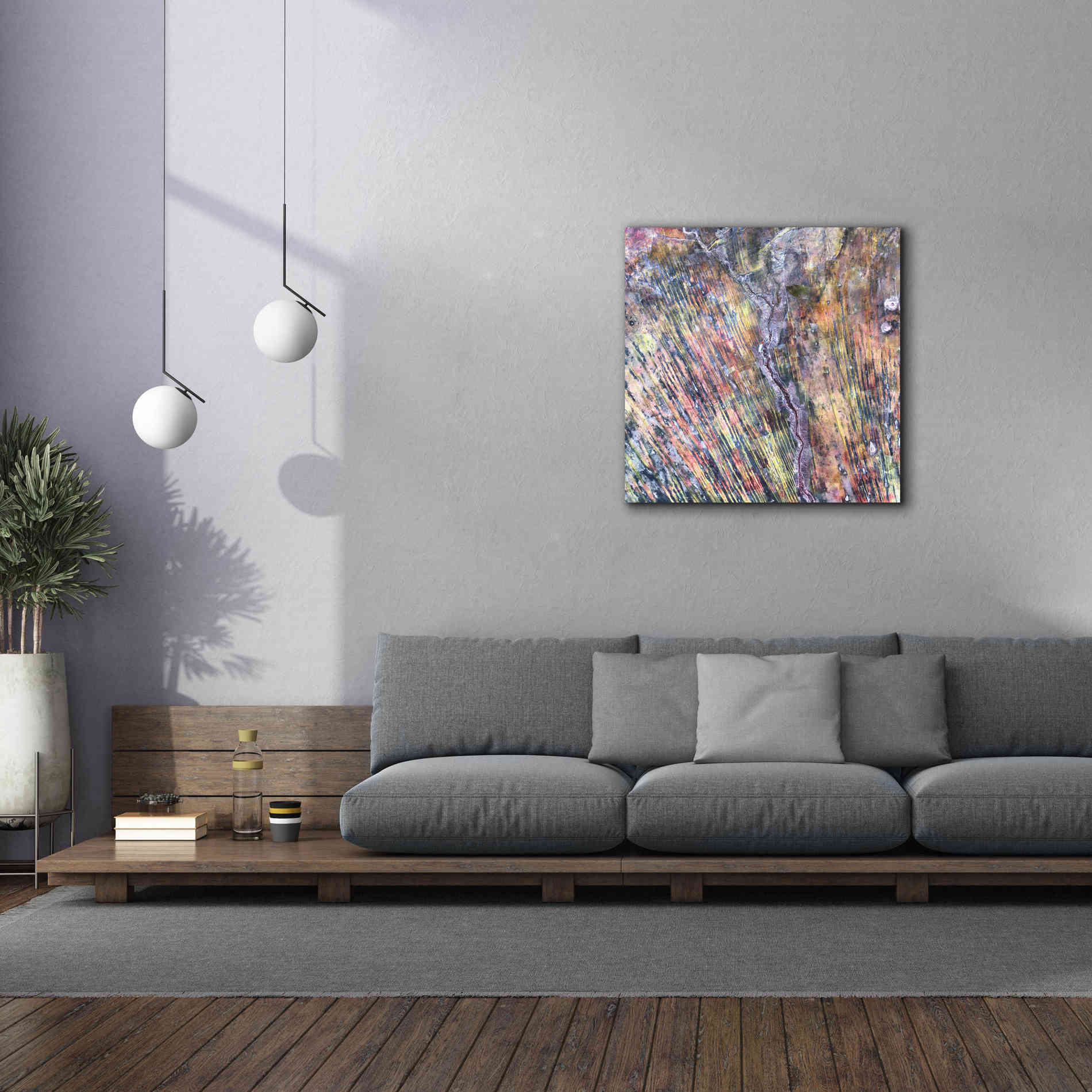 'Earth as Art: The Optimist' Canvas Wall Art,37 x 37