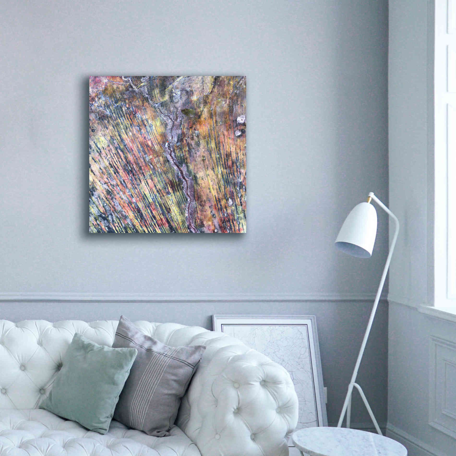 'Earth as Art: The Optimist' Canvas Wall Art,37 x 37
