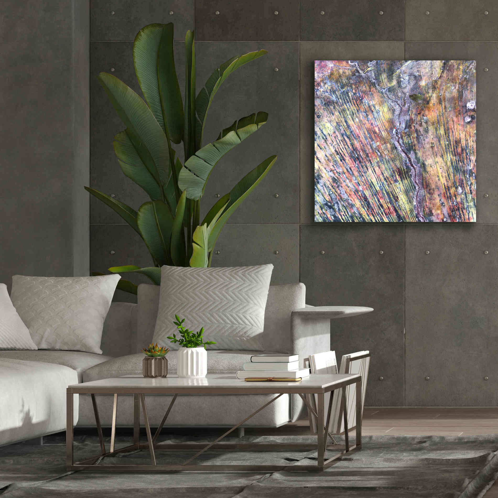 'Earth as Art: The Optimist' Canvas Wall Art,37 x 37