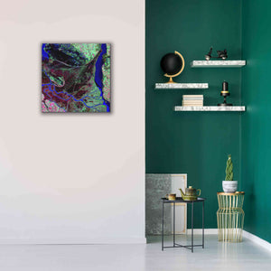 'Earth as Art: Parana River Delta' Canvas Wall Art,26 x 26