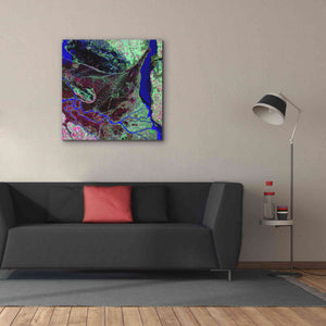 'Earth as Art: Parana River Delta' Canvas Wall Art,37 x 37