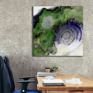 'Earth as Art: Richat Structure' Canvas Wall Art,37 x 37