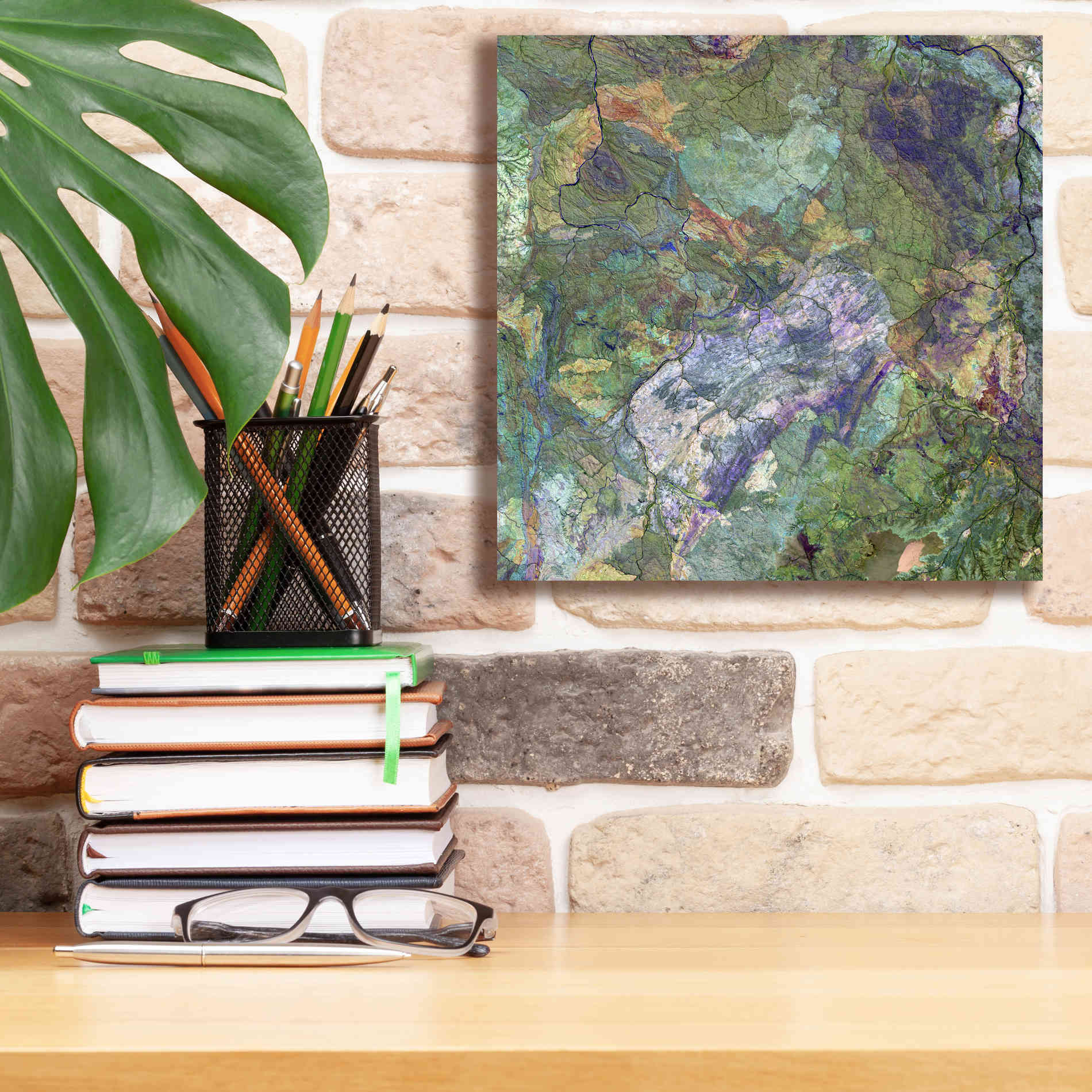 'Earth as Art: Great Sandy Desert' Canvas Wall Art,12 x 12