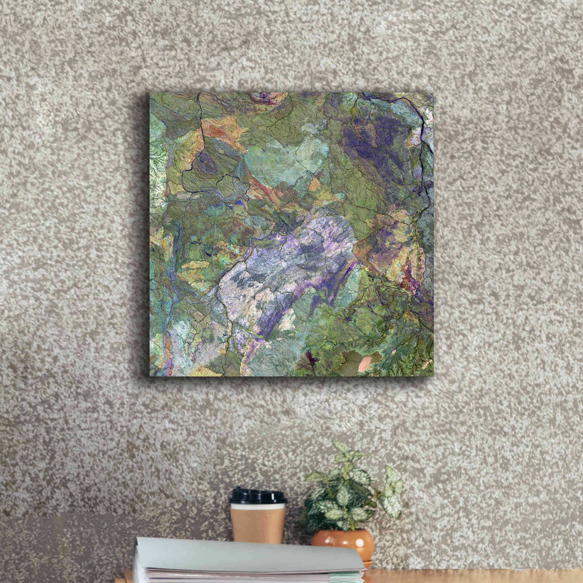 'Earth as Art: Great Sandy Desert' Canvas Wall Art,18 x 18