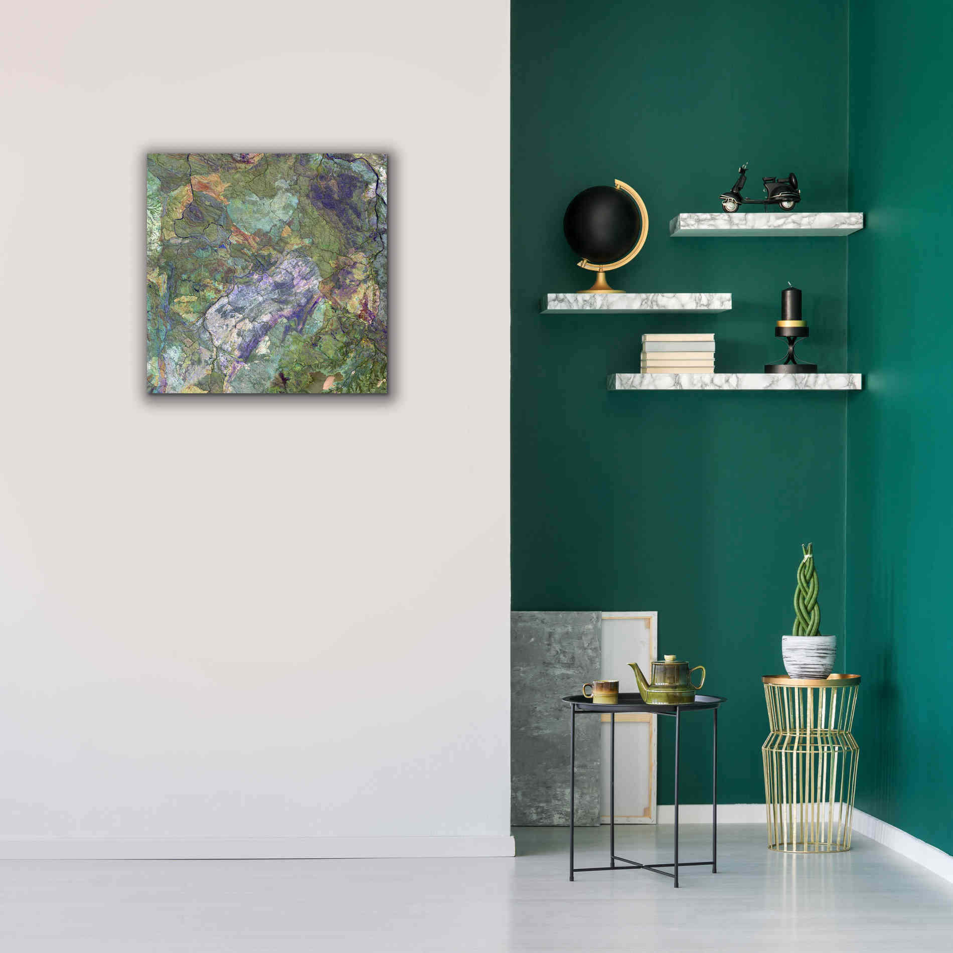 'Earth as Art: Great Sandy Desert' Canvas Wall Art,26 x 26