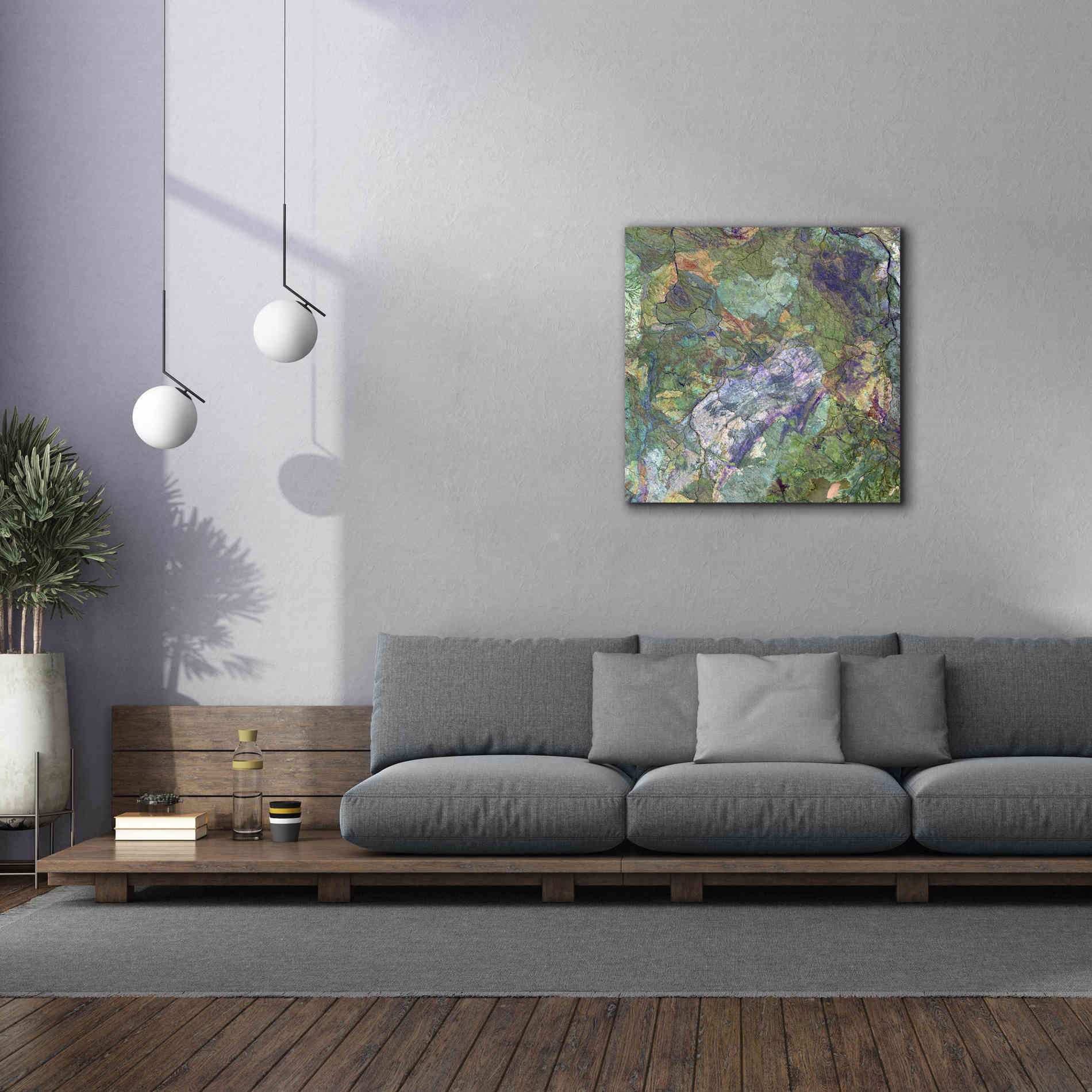 'Earth as Art: Great Sandy Desert' Canvas Wall Art,37 x 37