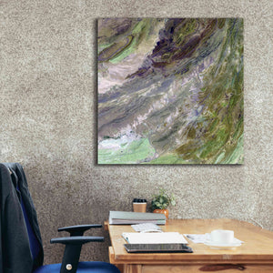 'Earth as Art: Sulaiman Mountains' Canvas Wall Art,37 x 37